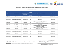 Habilitada: Cumplió con todos los requisitos estipulados en la