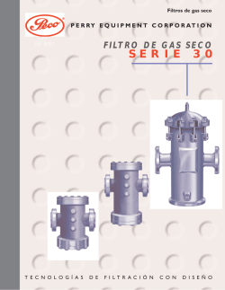 filtros para gas seco - coalescer-srl
