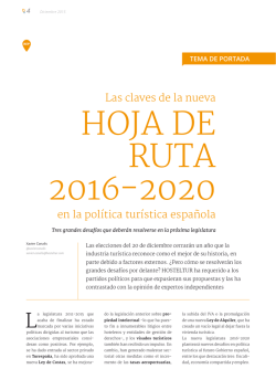 HOJA DE RUTA 2016-2020 - Asociación Española de Profesionales