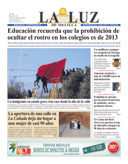n&ordm; 122 - Luz de Melilla
