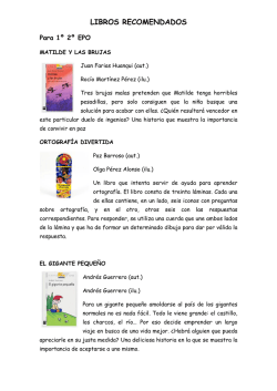 Lecturas recomendadas