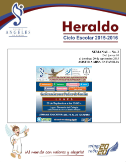 Heraldo # 3 - Colegio Ángeles de Puebla