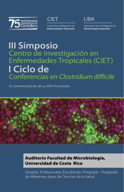 Simposio CIET - Facultad de Microbiología