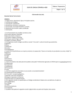 GUÍA DE LENGUA ESPAÑOLA 4020 1