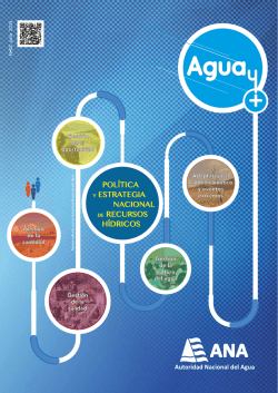 POLÍTICA Y ESTRATEGIA NACIONAL DE RECURSOS HÍDRICOS