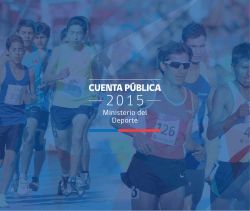 1. Institucionalidad - Ministerio del Deporte