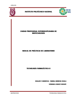INSTITUTO POLITÉCNICO NACIONAL UNIDAD