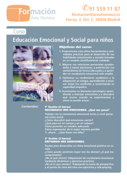 Educación Emocional y Social para niños