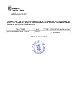 Zamora - Federaci&oacute;n de Ense&ntilde;anza de CCOO de Castilla y Le&oacute;n