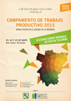 campamento de trabajo productivo 2015