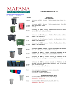 descargar catálogo - Mapana Comercializadora