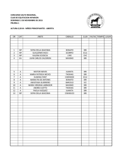 CONCURSO SALTO REGIONAL. CLUB DE EQUITACION