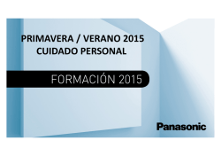 PRIMAVERA / VERANO 2015 CUIDADO PERSONAL