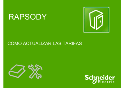 RAPSODY - Schneider Electric