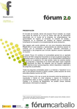 fórum2.0 - Forum de Carballo