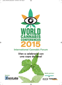 Dossier - World Cannabis Conferences
