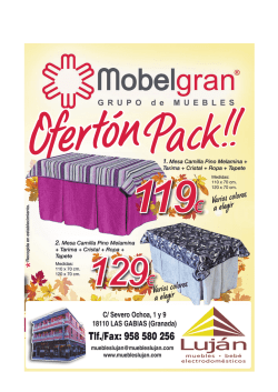 muebles lujan mesas camilla - Escaparate Sur Granada | Anuncios