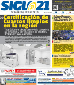 Certificaci&oacute;n de Cuartos limpios en la regi&oacute;n