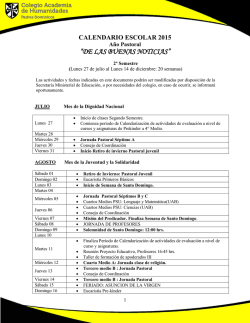 Descargar Calendario 2do Semestre Completo