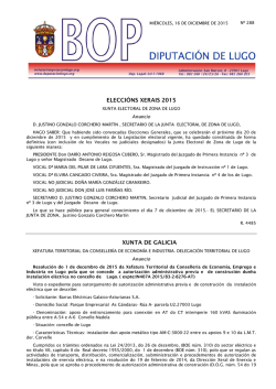 B.O.P. DE 16/12/2015