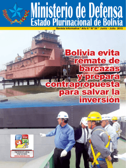 EN PDF - Ministerio de Defensa del Estado Plurinacional de Bolivia