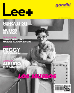 LOS MUSEOS - revista Lee+