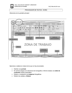 EJERCICIOS DE WORD - El aula dos de computación