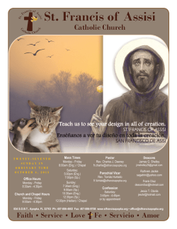 Amor - St. Francis of Assisi