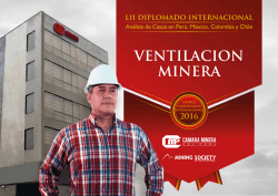 Descargar Brochure Diplomado Internacional Ventilaci&oacute;n Minera