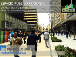 Presentación de PowerPoint - II Foro Internacional de espacio público