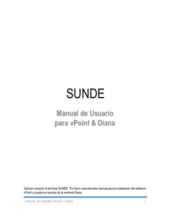 Manual de Usuario para vPoint & Diana