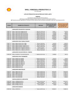 Lista de Precios Venezuela - 19 de Octubre de 2015 (Archivo Plano