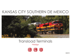 transload terminals - Kansas City Southern
