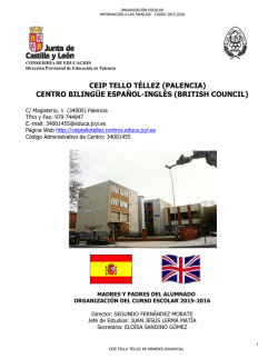 Documento de informaci&oacute;n a las familias Curso