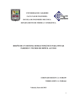 dise&ntilde;o de un sistema semiautom&aacute;tico para pintar paredes y