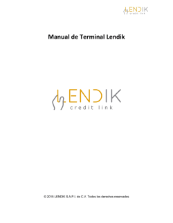 Manual de Terminal Lendik