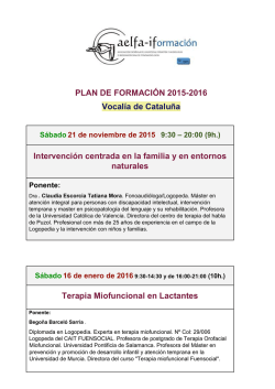 calendario plan formación cataluña 2015-2016