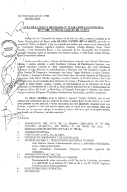 Enlace - Municipalidad de Tom&eacute;