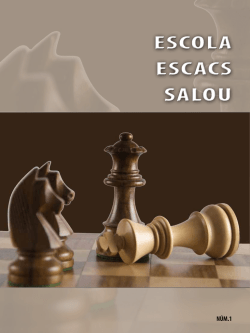 Revista Escacs Salou Nº1 (pdf 1.82 MB)