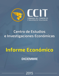 Informe Económico Diciembre de 2015