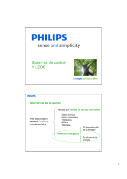Sistemas de control Y LEDS