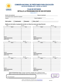 FORM 17 - CONAPE