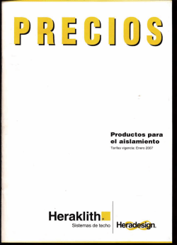 Heraklith@ - Escayolas Lozano e Hijos