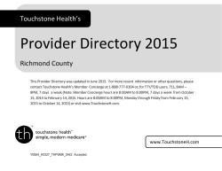 Richmond County Provider Directory