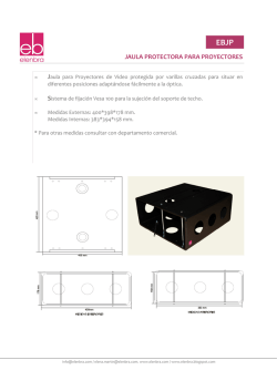 JAULA PROTECTORA PARA PROYECTORES
