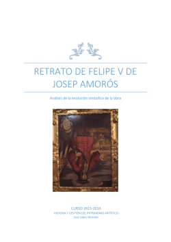 RETRATO DE FELIPE V DE JOSEP AMORÓS