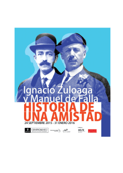 Ignacio Zuloaga y Manuel de Falla dossier