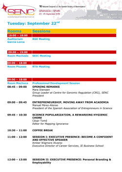 Program of the Congress