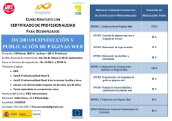 IFCD0110 CONFECCIÓN Y PUBLICACIÓN DE PÁGINAS WEB