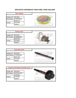 repuestos vapormatic para ford / new holland